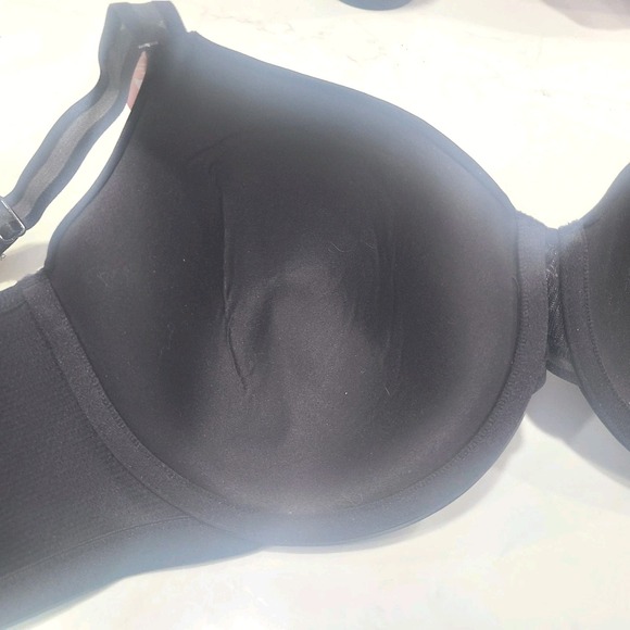Bali 36DD Black Underwire Bra Full Coverage Cool Comfort  Convertible Padded NWT - Picture 4 of 5